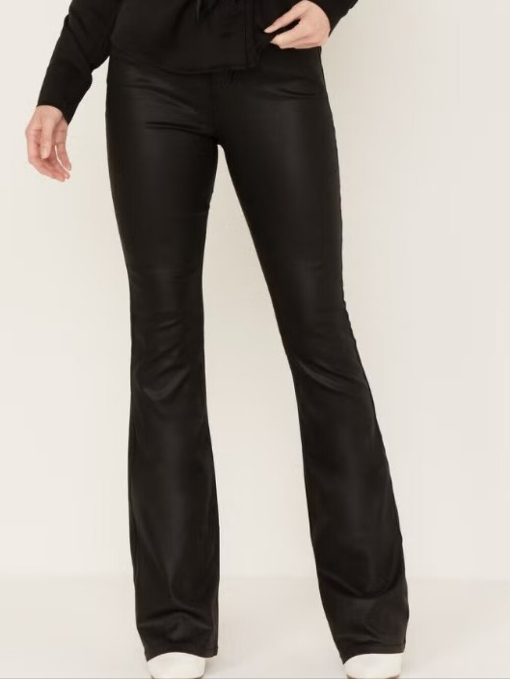 Idyllwind Miranda Lambert Jayme Coated High Risin Bootcut Jeans In Black Size 12